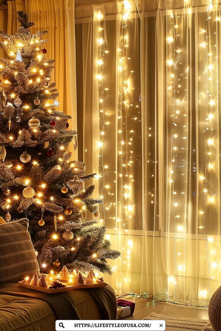 Indoor christmas light decor ideas