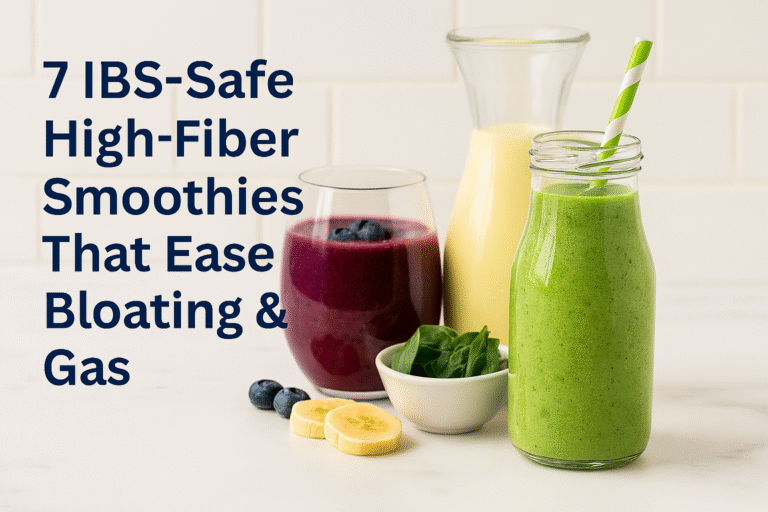 high fiber smoothies for IBS