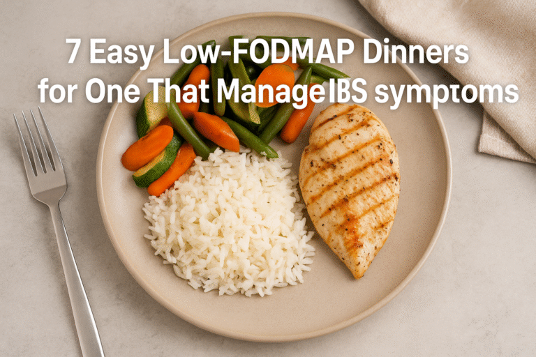 easy low-FODMAP dinner for one